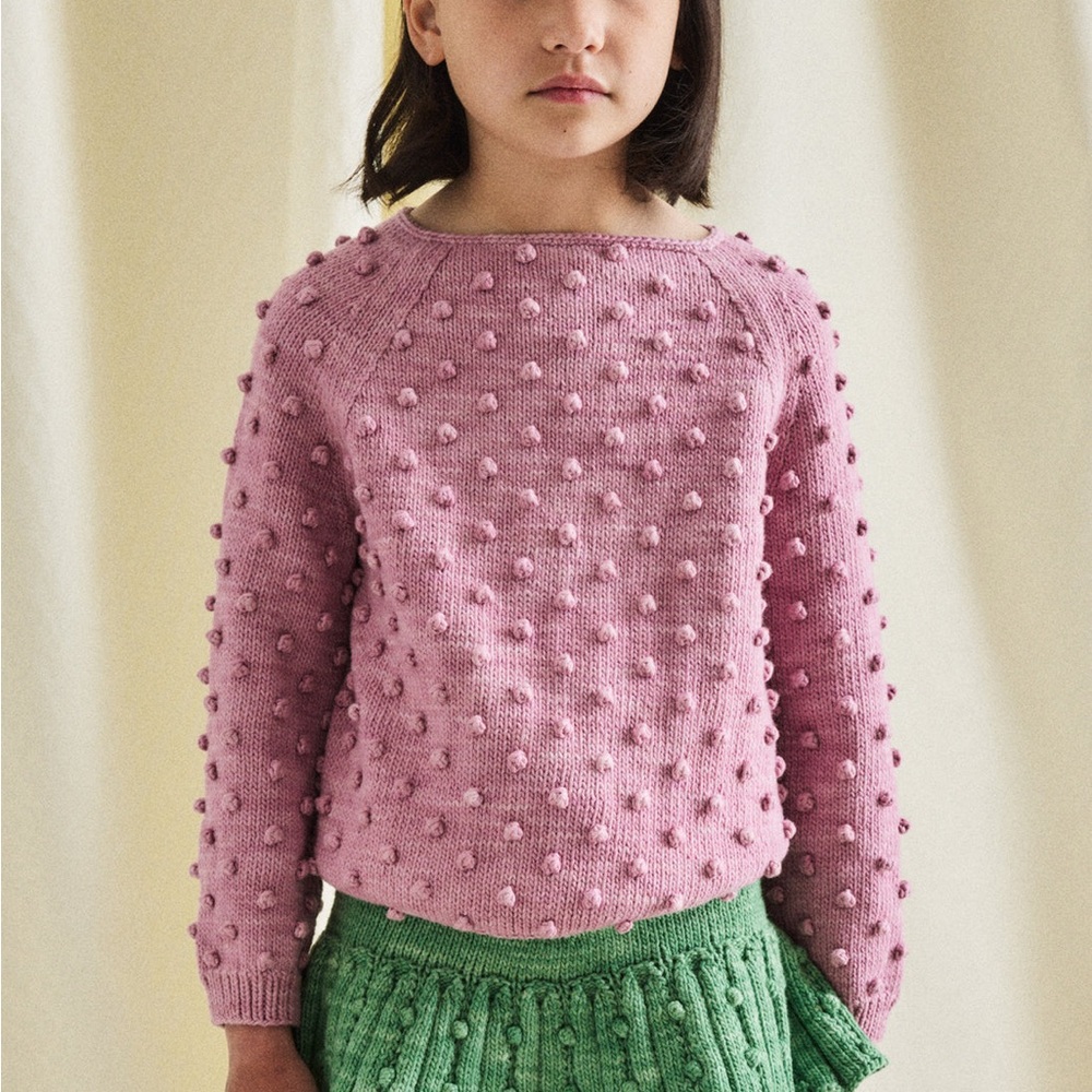Misha And Puff Bubblegum Pink Kids Sweater